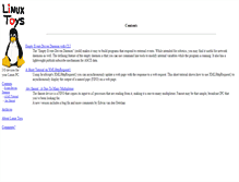 Tablet Screenshot of linuxtoys.org